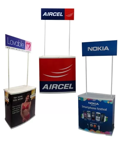 Pop Up Promotional Table Counter - Fold-able & Portable sellers
